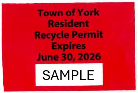 2026 Recycle Sticker