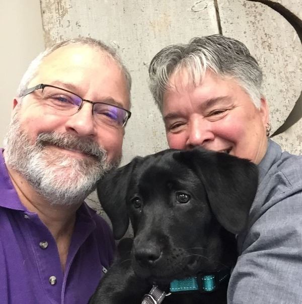 013 With Kathy Newell and her pup Ursa 2018-05-09