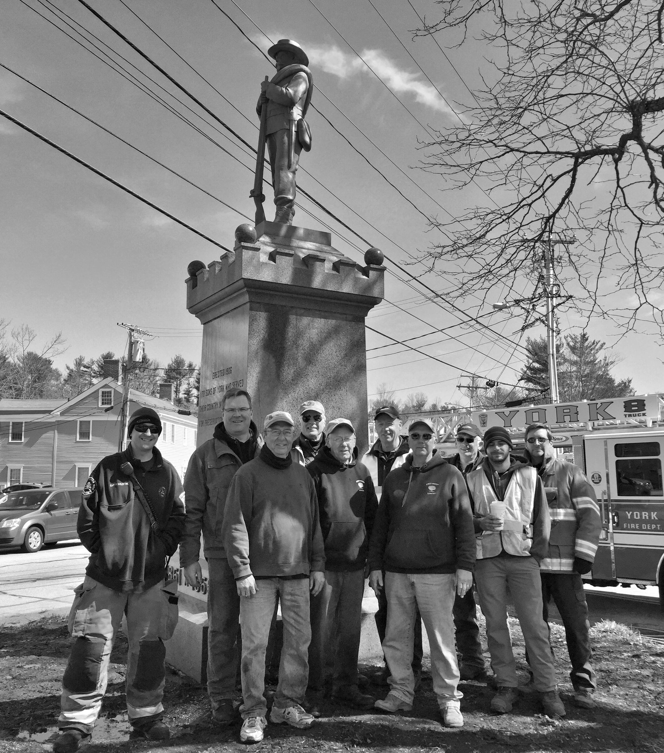 Soldiers Memorial Cleaning Crew