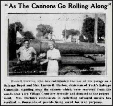 As The Cannons Go Rolling Along 9-18-1942 Old York Transcript